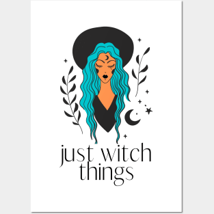 just witch things beautiful witch design Posters and Art